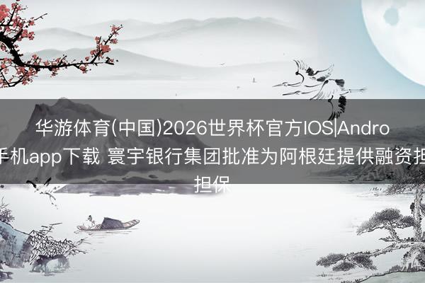华游体育(中国)2026世界杯官方IOS|Android手机app下载 寰宇银行集团批准为阿根廷提供融资担保